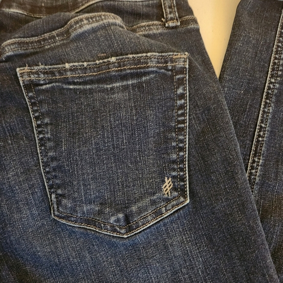 Silver Jeans Most Wanted Straight Leg Dark Wash Stretch High Rise Womens Size 28 - Picture 5 of 11